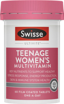 Swisse+Ultivite+Teenage+Women%26rsquo%3Bs+Multivitamin+60+Tablets
