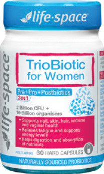 Life-Space-TrioBiotic-For-Women-30-Capsules on sale