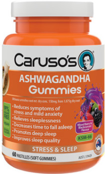 Carusos-Ashwagandha-Gummies-60-Pastilles on sale
