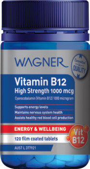 Wagner-Vitamin-B12-High-Strength-1000mcg-120-Tablets on sale