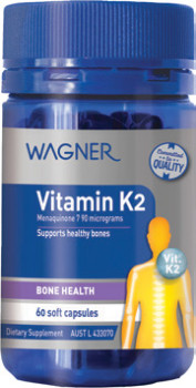 Wagner+Vitamin+K2+60+Softgel+Capsules