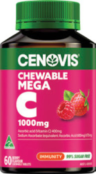 Cenovis-Chewable-Mega-C-1000mg-Berry-60-Tablets on sale