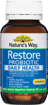 Nature%26rsquo%3Bs+Way+Restore+Probiotic+Daily+Health+90+Capsules