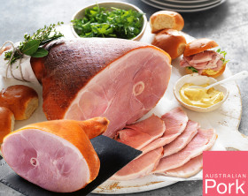 IGA+Half+Leg+Ham+Bone+In