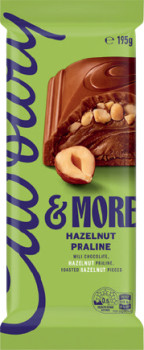 Cadbury-More-Hazelnut-Praline-Chocolate-Block-195g on sale