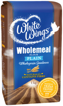 White-Wings-Wholemeal-Plain-Flour-1kg on sale