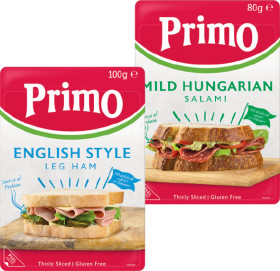 Primo-Shaved-or-Sliced-Meats-80100g-Selected-Varieties on sale