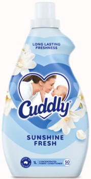 Cuddly-Concentrate-Sunshine-Fresh-Fabric-Conditioner-1-Litre on sale