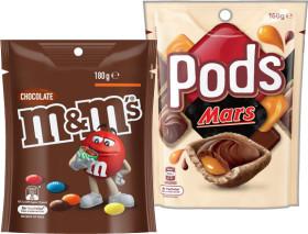 MMs-120180g-Pods-160g-or-Maltesers-120140g-Share-Pack-Selected-Varieties on sale