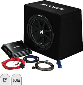 Kicker-12-Subwoofer-in-Custom-Ported-Enclosure-Amp on sale