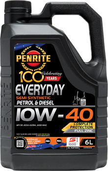 Penrite-Semi-Synthetic-10W-40-6L on sale