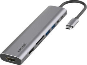 Comsol-USB-C-to-Dual-HDMI-4K-Adapter-with-SD-Card-Reader on sale