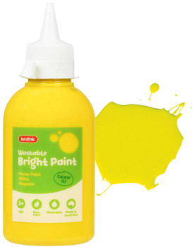 Kadink-Washable-Bright-Poster-Paint-250mL-Yellow on sale