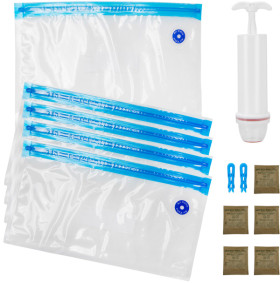 NEW-Qudo-Vacuum-Sealed-Bag-Set on sale