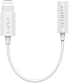 Cygnett+3.5mm+to+Lightning+Adaptor