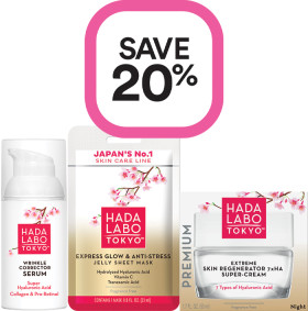 Save-20-on-Selected-Hada-Labo-Products on sale