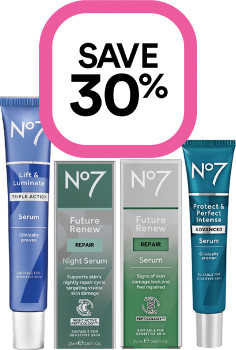 Save-30-on-Selected-No7-Products on sale