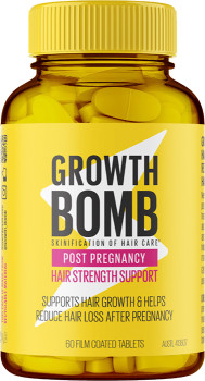 Growth-Bomb-Post-Pregnancy-Hair-Strength-Support-60-Tablets on sale