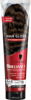 Schwarzkopf-Brilliance-Gloss-Cacao-Brown-Hair-Dye-Conditioner-150mL on sale