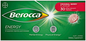 Berocca+Original+Berry+Flavour+30+Effervescent+Tablets