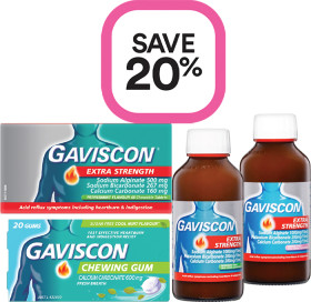 Save-20-on-Selected-Gaviscon-Products on sale