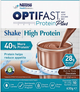 Optifast-VLCD-Protein-Plus-Shake-Chocolate-10-x-63g on sale