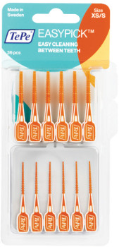 Tepe+EasyPick+XS%2FS+Orange+36+Pieces