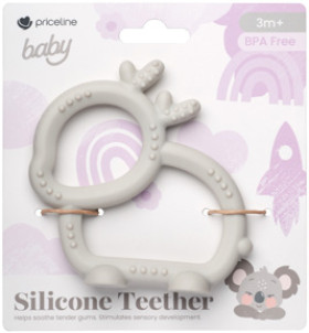 Priceline-Baby-Silicone-Teether-3-Months-1-Each on sale