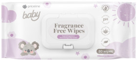 Priceline-Baby-Fragrance-Free-Wipes-80-Pack on sale
