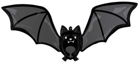 Glow+Batty+Foil+Balloon+1m