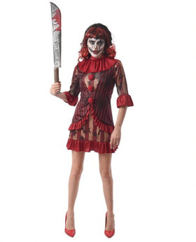 Creepy+Clown+Lady+Costume