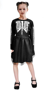 Skeleton-Girl-Costume-Child on sale