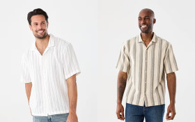 Short+Sleeve+Textured+Shirt
