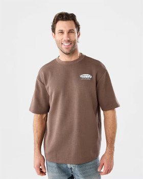 Textured+Print+T-Shirt