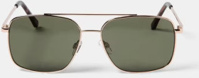Gold-Tone-Metal-Aviator-Sunglasses on sale
