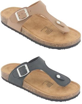 Footbed-Toe-Post-Slides on sale