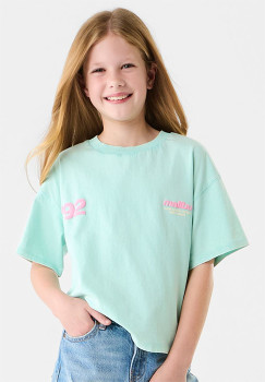 Short+Sleeve+Boxy+Washed+Print+Tee