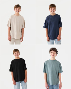 Short-Sleeves-Oversized-Acid-Wash-T-Shirt on sale