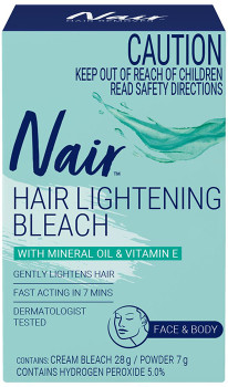 Nair+Cream+Hair+Bleach+for+Face+%26amp%3B+Body+28g+%2B+Powder
