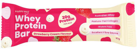 Happy+Way+Whey+Protein+Bar+Strawberry+Cream+Flavour+60g