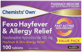 Chemists%26rsquo%3B+Own+Fexo+Fexofenadine+180mg+100+Tablets