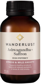 Wanderlust-Ashwagandha-Saffron-60-Capsules on sale