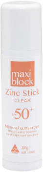 Maxiblock+Clear+Zinc+Stick+SPF50%2B+12g
