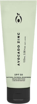 Avocado+Zinc+Natural+Physical+Sunscreen+SPF50+100ml