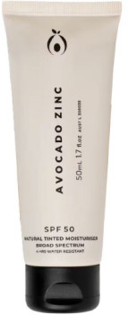 Avocado+Zinc+Natural+Tinted+Moisturiser+Light+SPF50+50ml
