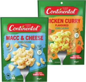 Continental-Pasta-Sauce-80g-Selected-Varieties on sale