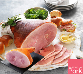 IGA-Half-Leg-Ham-Bone-In on sale