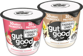 Farmers-Union-Gut-Good-Protein-Yogurt-160g-Selected-Varieties on sale