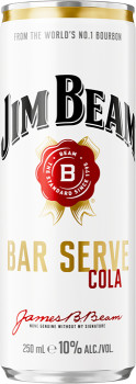 Jim+Beam+Bar+Serve+10%25+Cans+250mL