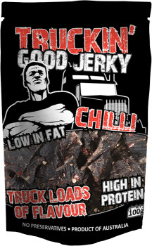 Truckin-Good-Jerky-Chilli-100g on sale